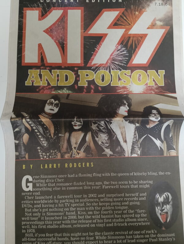 KISS Newspaper Patriot News (USA)
