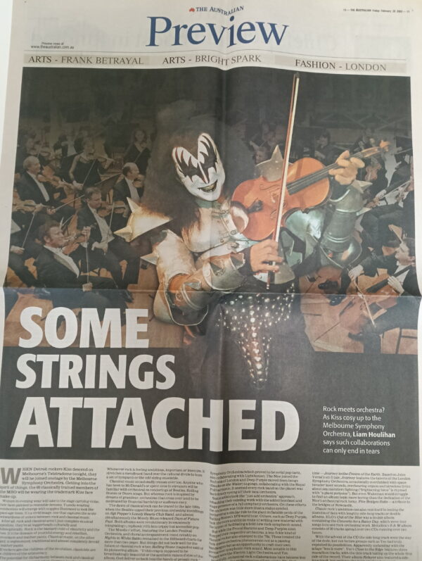 KISS Newspaper The Australian Preview