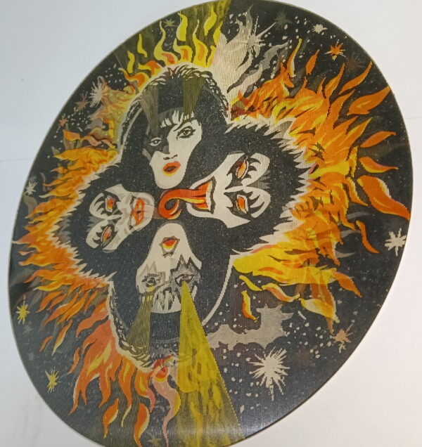 KISS 3D Lenticular Disc Rock And Roll Over (Promo) 1977