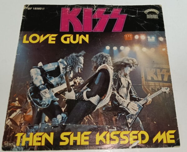 KISS 7" Single Love Gun / Then She Kissed Me (Germany)