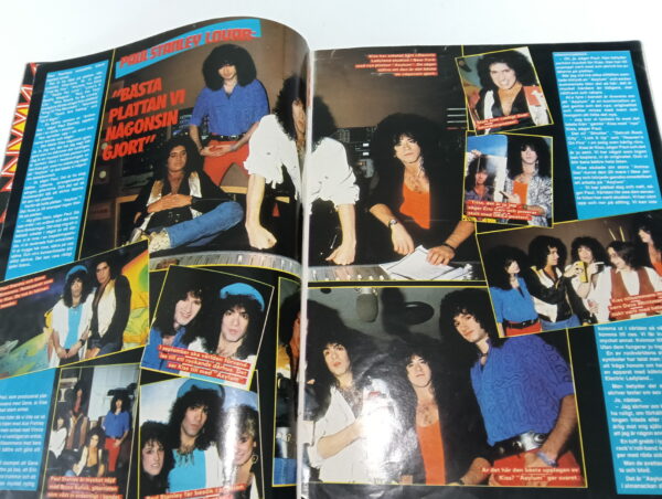 KISS Magazine Okej (Sweden) #16/1985 - Image 3