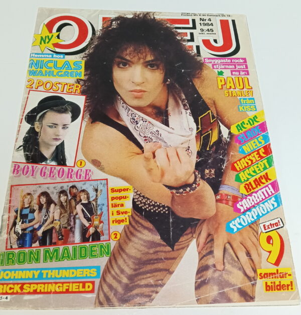 KISS Magazine Okej (Sweden) #4/1984