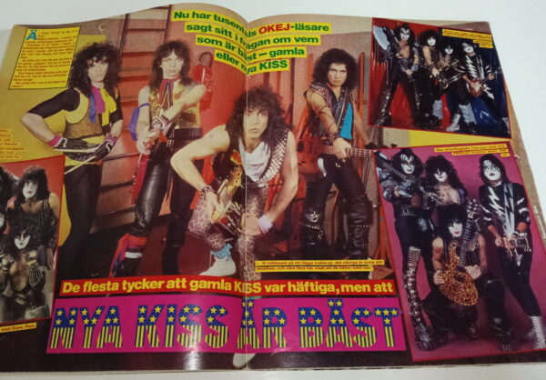 KISS Magazine Okej (Sweden) #4/1984 - Image 2