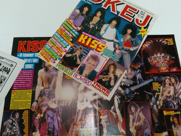 KISS Cover & Pages: Okej Magazine (Sweden) #9/1985