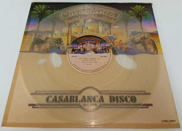 KISS 12" Maxi Single I Was Made For Lovin' You (Mexico) clear vinyl