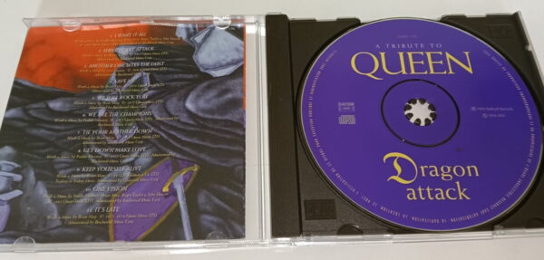 KISS CD Dragon Attack - A Tribute To Queen (Bruce Kulick/Eric Singer) France - Image 2