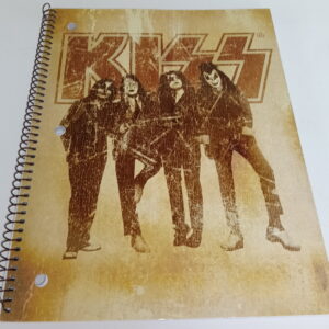 KISS Spiral Notebook Dressed To Kill (brown)