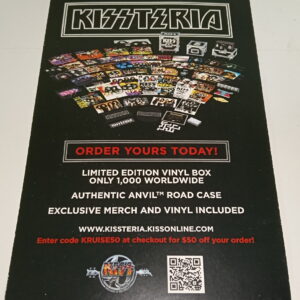 KISS Promo Card Love Gun Deluxe / Kissteria (USA)