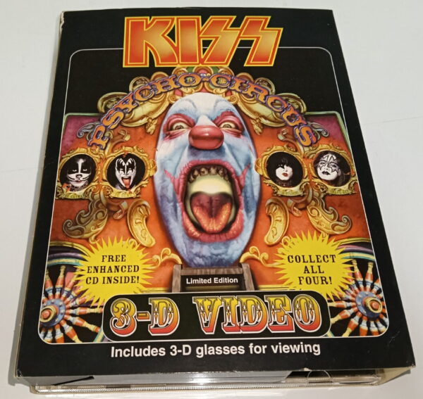 KISS VHS/CD/glasses Psycho Circus (Ace Frehley)