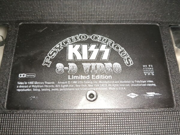 KISS VHS/CD/glasses Psycho Circus (Ace Frehley) - Image 6