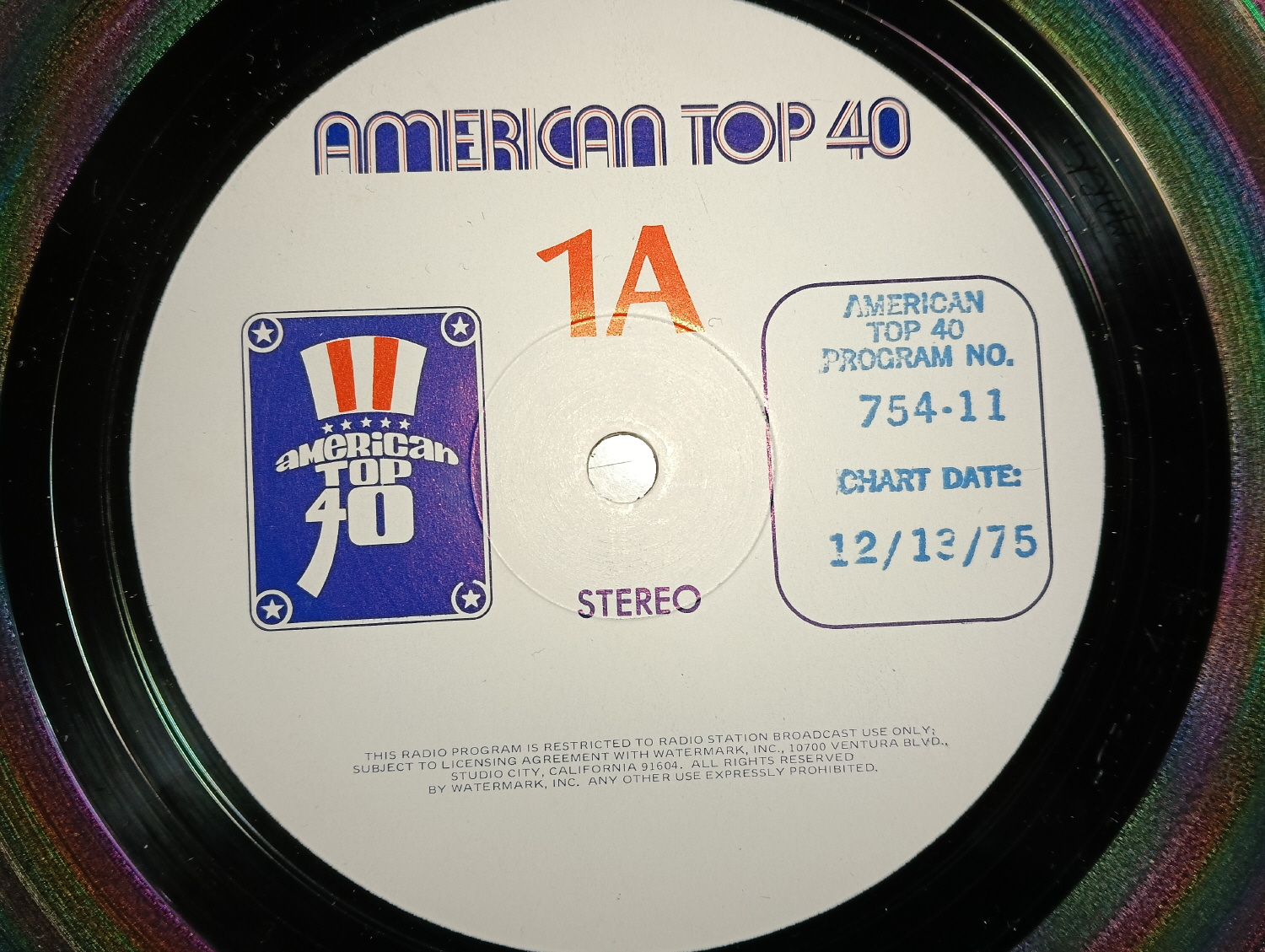 KISS LP Radioshow: American Top 40 (December 1975)