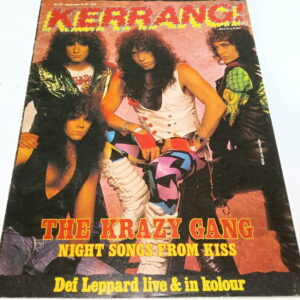 KISS Magazine Kerrang! UK #155 1987