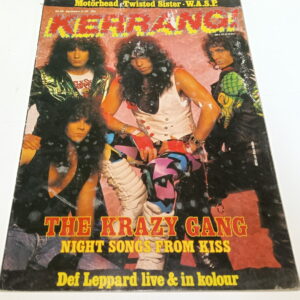 KISS Magazine Kerrang! UK #155 1987