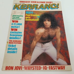KISS Magazine Kerrang! (UK) #78, 1984
