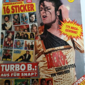 KISS Magazine Pop Rocky (Germany) #18/1992 with sticker