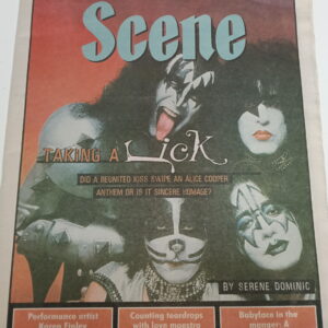 KISS Newspaper Scene (Cleveland) 1998