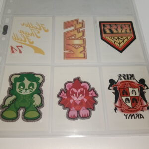 KISS Collector Cards PressPass 6 Temporary Tattoos