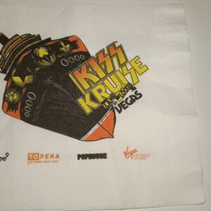 KISS Kruise Napkin (Landlocked in Vegas)