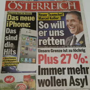 KISS Newspaper Österreich (Austria) 2011