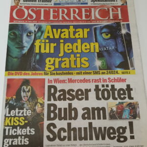 KISS Newspaper Österreich (Austria) 2010