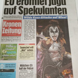KISS Newspaper Kronen Zeitung (Austria) 2010