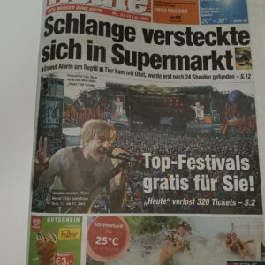 KISS Newspaper Heute (Austria) 2015