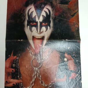 KISS Poster (magazine-poster/centerfold) Bravo Gene Simmons