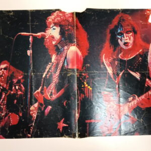 KISS Poster (magazine-poster/centerfold) Bravo 1976