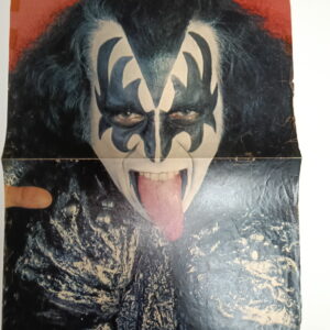 KISS Poster (magazine-poster/centerfold) Bravo Gene Simmons