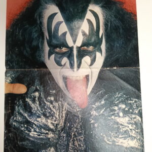 KISS Poster (magazine-poster/centerfold) Bravo Gene Simmons
