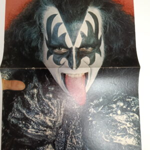KISS Poster (magazine-poster/centerfold) Bravo Gene Simmons