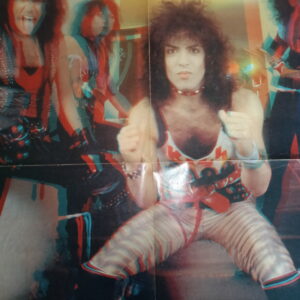 KISS Poster (magazine-poster/centerfold) Bravo 3-D