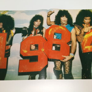 KISS Poster (magazine-poster/centerfold) 1984