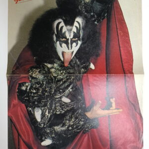 KISS Poster (magazine-poster/centerfold) Pop Rocky Gene Simmons