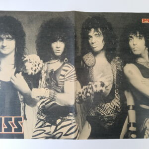 KISS Poster (magazine-poster/centerfold) Pop Rocky w/Mark St. John