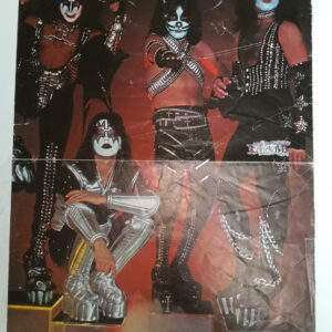 KISS Poster (magazine-poster/centerfold) Poster/Super-Poster (Sweden)