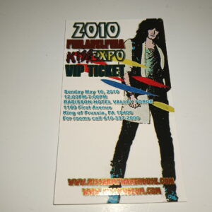 KISS Indianapolis Expo 2010 Ticket